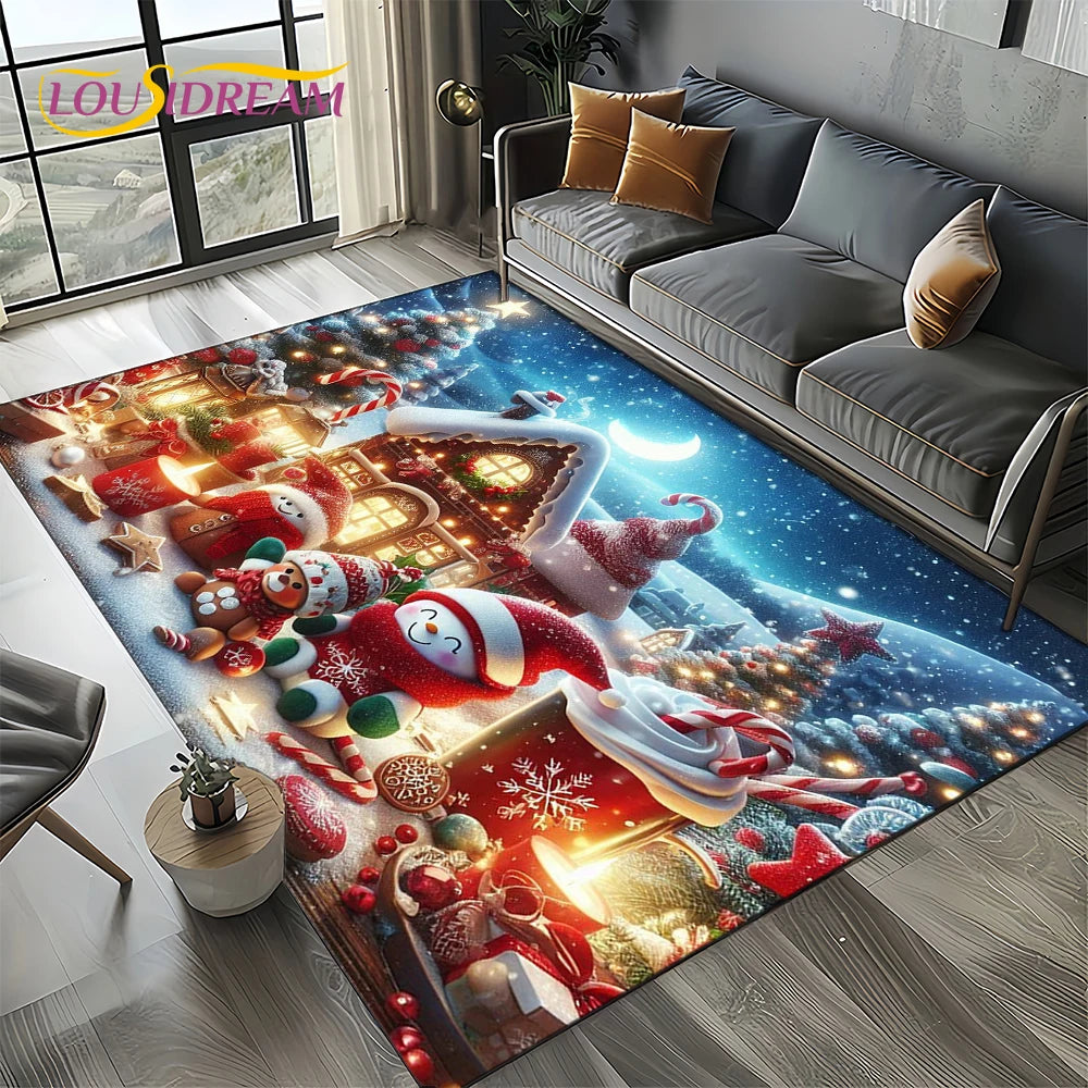 Santa Claus Carpet Rug