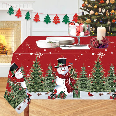 Xmas Snowflake Table Cloth