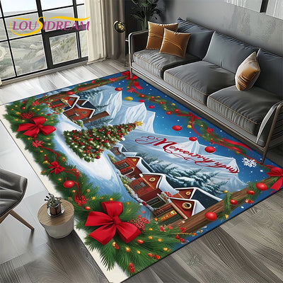 Santa Claus Carpet Rug