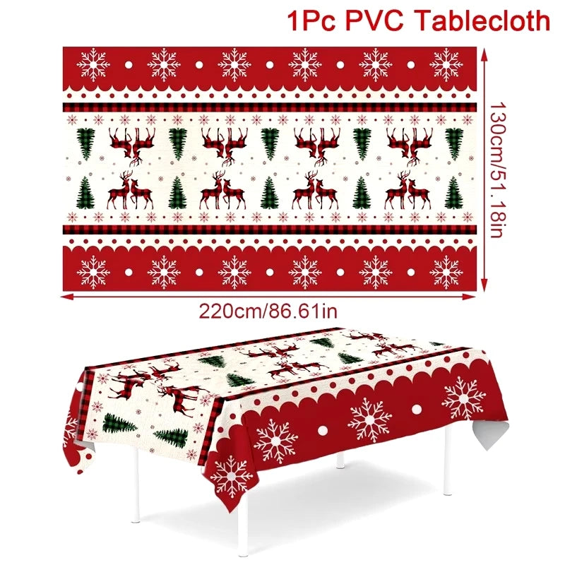 Xmas Snowflake Table Cloth