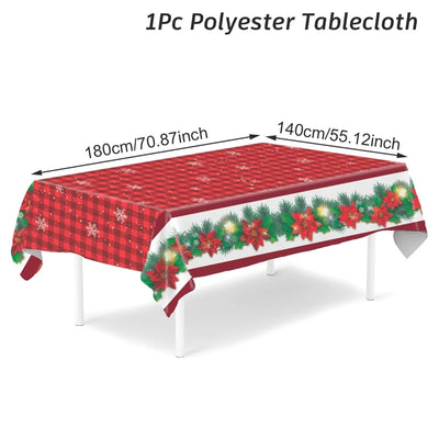 Xmas Snowflake Table Cloth
