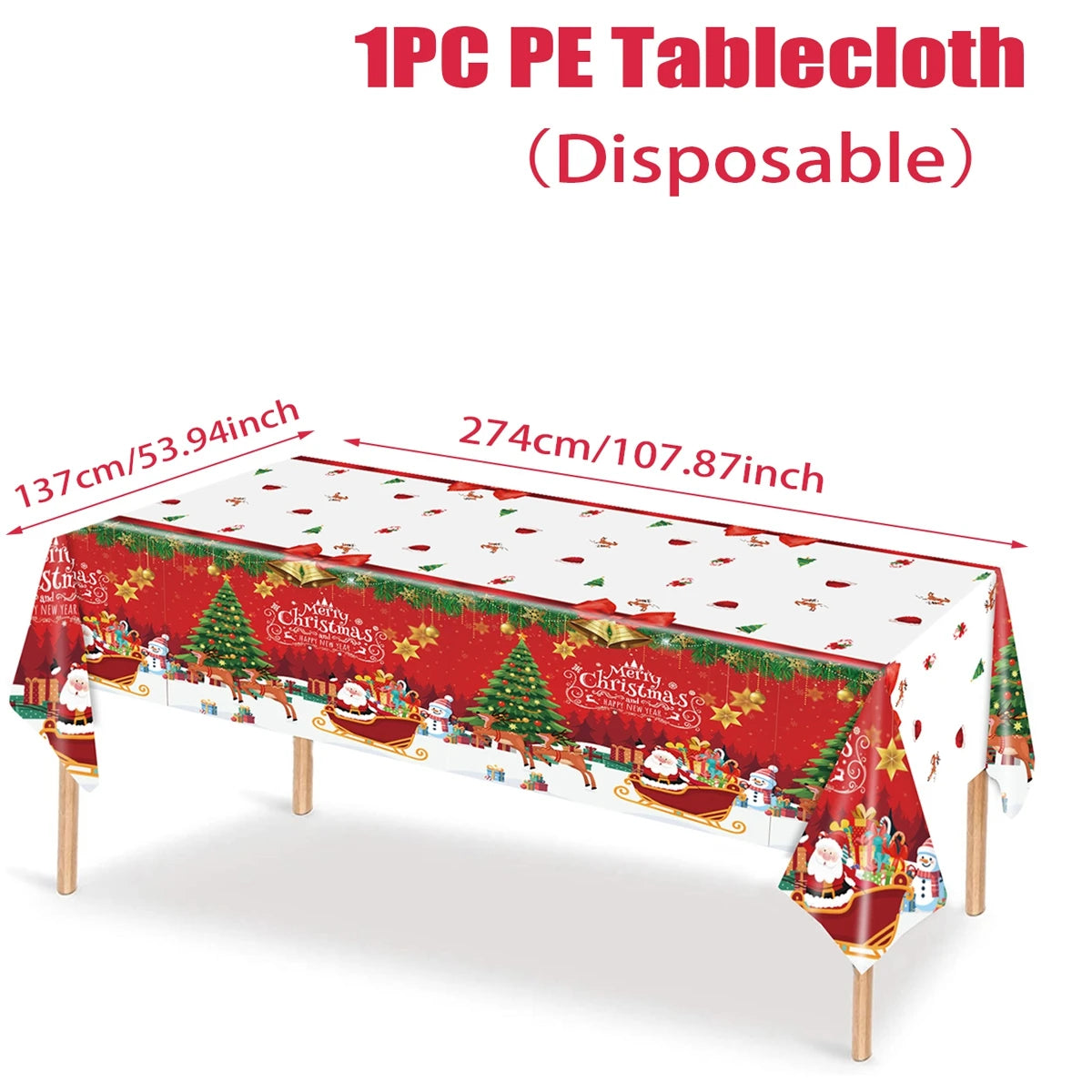 Xmas Snowflake Table Cloth