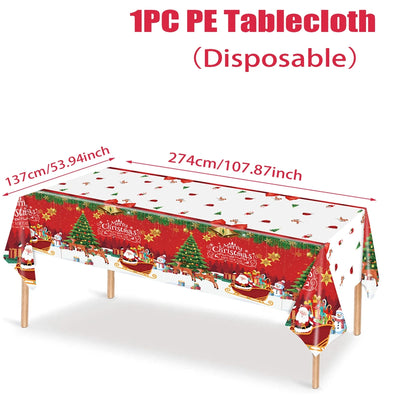 Xmas Snowflake Table Cloth