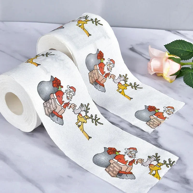 Santa Claus Xmas Tissue Roll