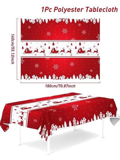 Xmas Snowflake Table Cloth
