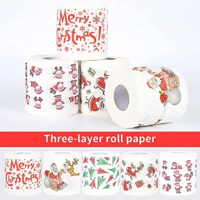Santa Claus Xmas Tissue Roll
