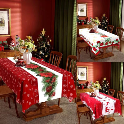 Xmas Snowflake Table Cloth