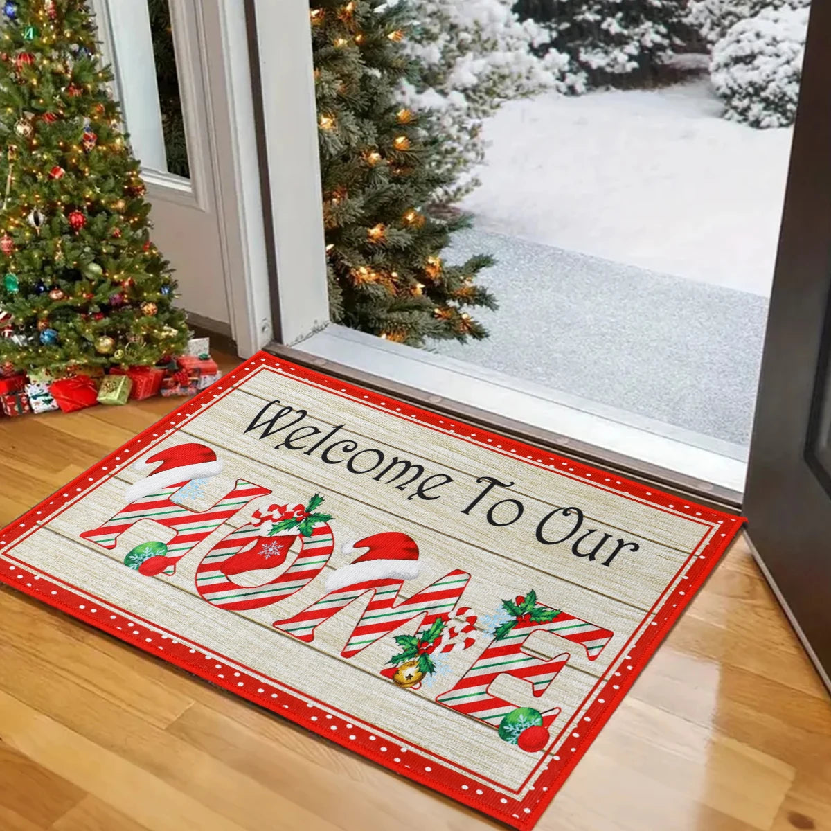 Santa Claus Outdoor Carpet