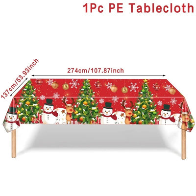 Xmas Snowflake Table Cloth