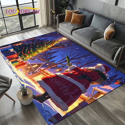 Santa Claus Carpet Rug