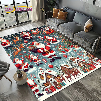Santa Claus Carpet Rug