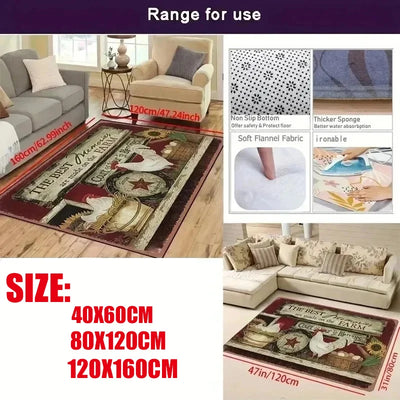 Santa Claus Christmas Big Rug