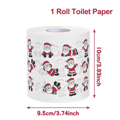 Christmas Santa Claus Bath  Roll Paper