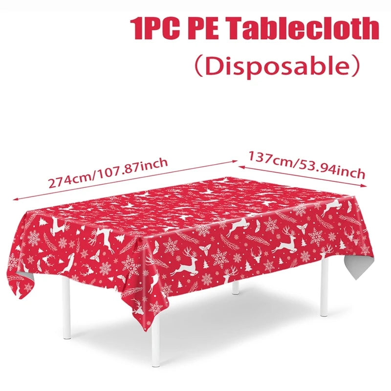 Xmas Snowflake Table Cloth