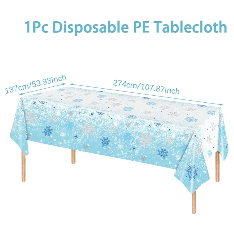 Xmas Snowflake Table Cloth