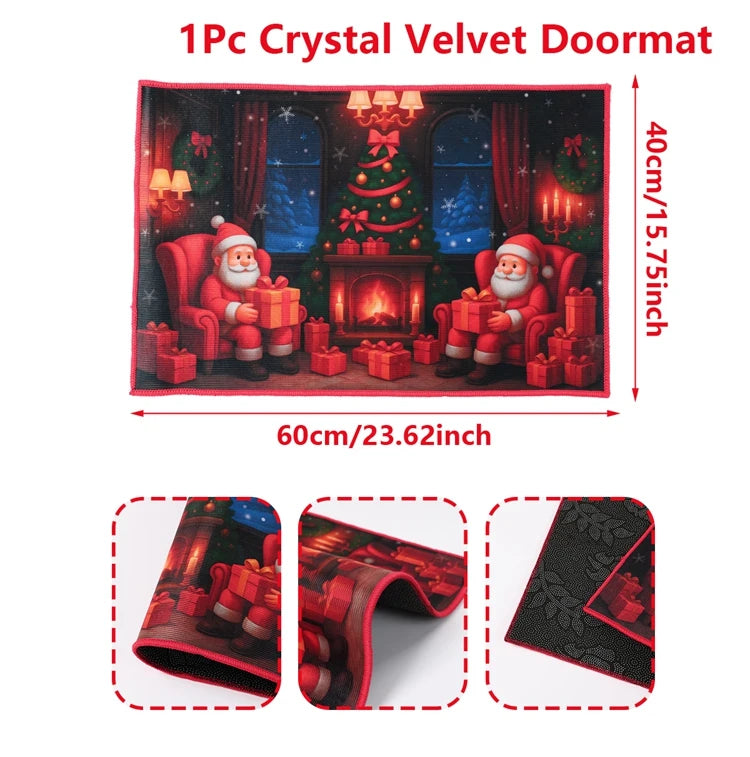 Santa Claus Outdoor Carpet